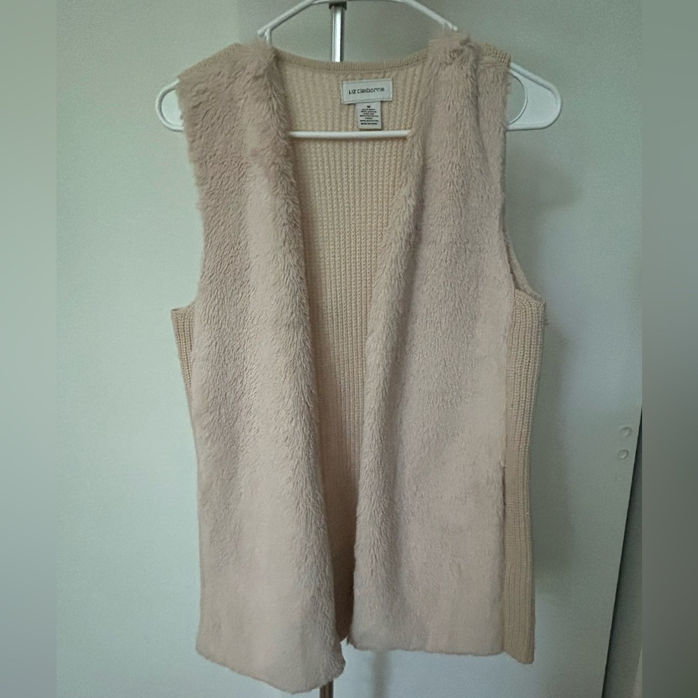 Liz Claiborne Faux Fur Vest